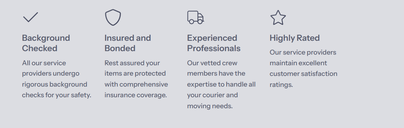 MooveIt App - Vetted Delivery Drivers and Rider Profiles